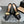 ALAIA AZZEDINE HIGH HEELS IN BLACK CALFSKIN WITH GOLD HARDWARE