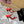 SL POM CIRCLE CRYSTAL HEELED SANDALS RED SATIN