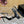 SL STRAP WHITE CRYSTAL HIGH SANDAL BLACK SATIN