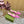 WOMEN'S SLIDE SANDAL WITH GG CROSS BRIGHT PINK CANVAS