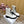 TRIOMPHE RANGERS MID LACE-UP BOOT IN WHITE CALFSKIN