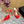 DEBBIE PLATFORM SANDALS IN RED SILK