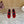 CL 26s Mary Jane Flats In Red Velvet