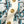 CD 25 Cardigan Cream Blue-green Wool