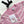 Chanel 25P Cardigan Pink Mix White Cashmere 237302