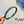HEAD BAND IN USAFA BLUE LAMBSKIN AND RESIN 417295