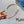 HAIR BAND IN WHITE COTTON ATTACHED PEARL CHAIN 418900