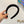THICK HAIR BAND IN BLACK RAW FABRIC 423578