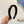 THICK HAIR BAND IN BLACK RAW FABRIC 423578