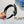 BOW HAIRBAND IN BLACK MIX WHITE RESIN AND FABRIC 432749