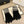 KNITTED GLOVES IN BLACK MIX WHITE WOOL 449712