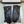 SADDLE GLOVES IN INDIGO BLUE LAMBSKIN MIX MONO JACQUARD FABRIC 465051