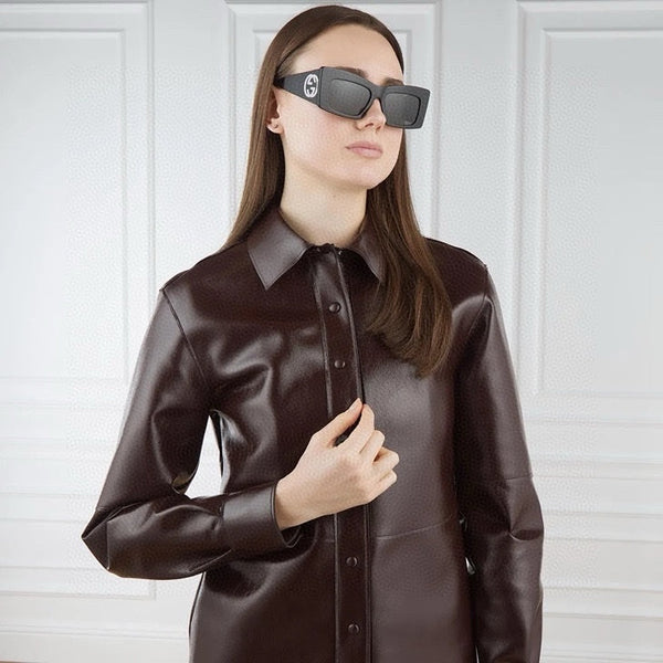RECTANGULAR FRAME SUNGLASSES GG1842S IN ACETATE