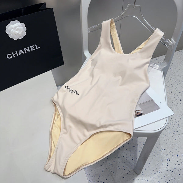 Dior Swimsuits Beige Nylon Polyester 180531