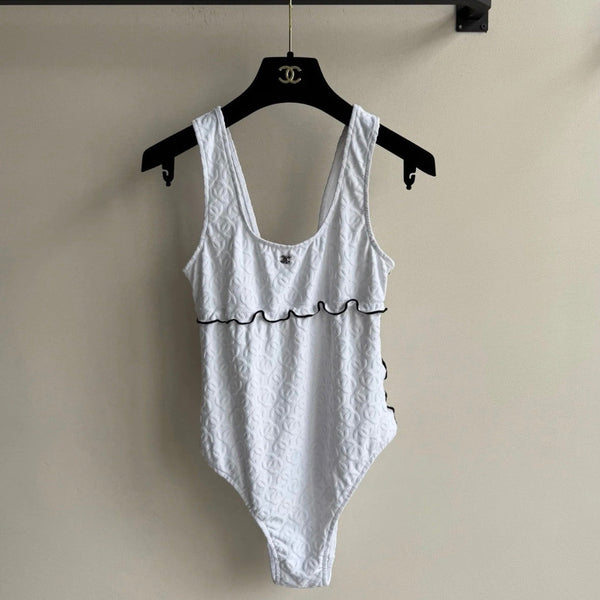 CC One-Piece Bikini White 201869