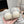 SPACE-STAR CUBE SNEAKERS IN WHITE CALFSKIN MIX CANVAS WITH PERFORATED STAR