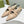 STRAPPY FLAT SLINGBACK IN BEIGE CREAM GLOSSY CALFSKIN