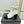 CC Ankle Boot 65 White Calfkin Black Grosgrain Leather Strap