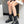 CC 26s Quilted Chain Boots Black Calfskin 924503