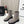 CC 26s Quilted Chain Boots Grey Calfskin 924502