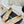CC 25P Hollow Double C Ballet Flats 15mm Beige White Raffia 265641