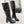 CC Classic Long Boots Block Heel 90mm Black Patent Leather 465395