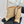 Chanel 25 Large Chain Flat-solved Boot Beige Black Lambskin 465421
