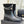 Chanel 25 Four-Leaf Clover Pearls Double C Boots Black Woven Sheepskin 465405