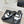 CC 25s Double C Buckle Half-Length Slippers Black White Calfskin 557702