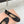 Miu Classic Bow Letter Ballet Black Satin