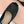 Miu Classic Bow Letter Ballet Black Satin