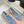 Miu Classic Bow Letter Ballet Flat French Sky Blue Suede