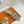 HM 26s Strappy Sandals Orange Green Sheepskin 905788