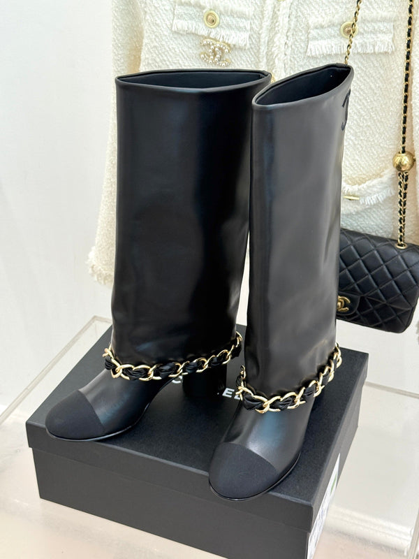 CC 26K Trousers Boot Black Leather 904745