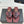 CC 26s Thong Sandal Black Burgundy Lambskin Patent Leather 917806