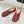 MM6 26s Split-Toe Mary Jane Burgundy Leather 991574