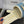 CC 25ss Chain Flat Slippers Blue White Cowhide & Sheepskin 417566