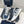 CD B30 SNEAKER AEGEAN AND WHITE MESH FABRIC