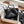 SMALL CABAS DRAWSTRING CUIR TRIOMPHE 22 BLACK CALFSKIN