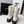 CC 26s Ankle Boot Black White Leather Wool