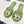 The Row Semi Slippers Olive Green Sheepskin 827493