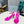 Prad 26s Ankle Strap Sandals Stiletto Heel 80mm In Fuchsia Pink Satin
