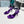 Prad 26s Ankle Strap Sandals Stiletto Heel 80mm In Deep Purple Satin