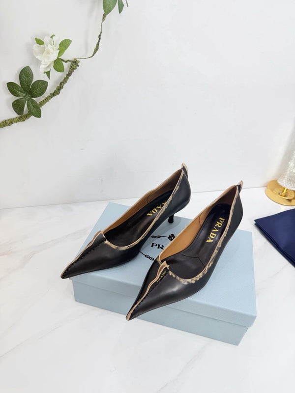 PRA 26SS Pump 55 Black Cowhide 592414