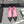 CC 26s Ballet Flat Black Pink Leather 681963