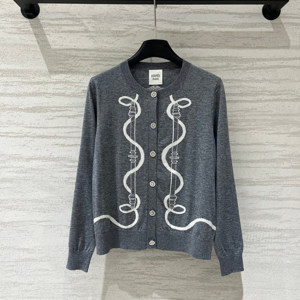 HM 2026 "Ferronnerie" Long-sleeve Cardigan Wool 800302