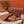 Summer Charms Sandals in Red-Orange Suede Maroon Lambskin