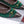 GG Savoy Ballerina Teal Green Brown Velvet Leather 864285