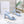 CD 26s D-Idole Heeled Sandals 8.5cm Light Blue Jacquard Calfskin 961314