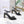 CD 26s D-Idole Heeled Sandals 8.5cm Black Jacquard Calfskin 961315